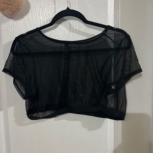 Mesh crop top